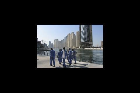 Dubai Construction workers